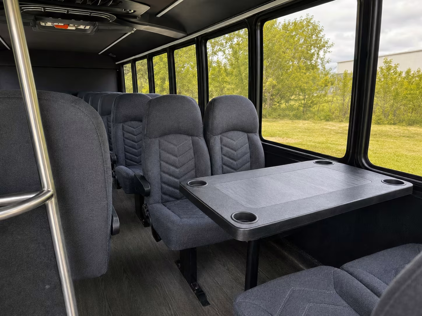 18 passenger minibus interior