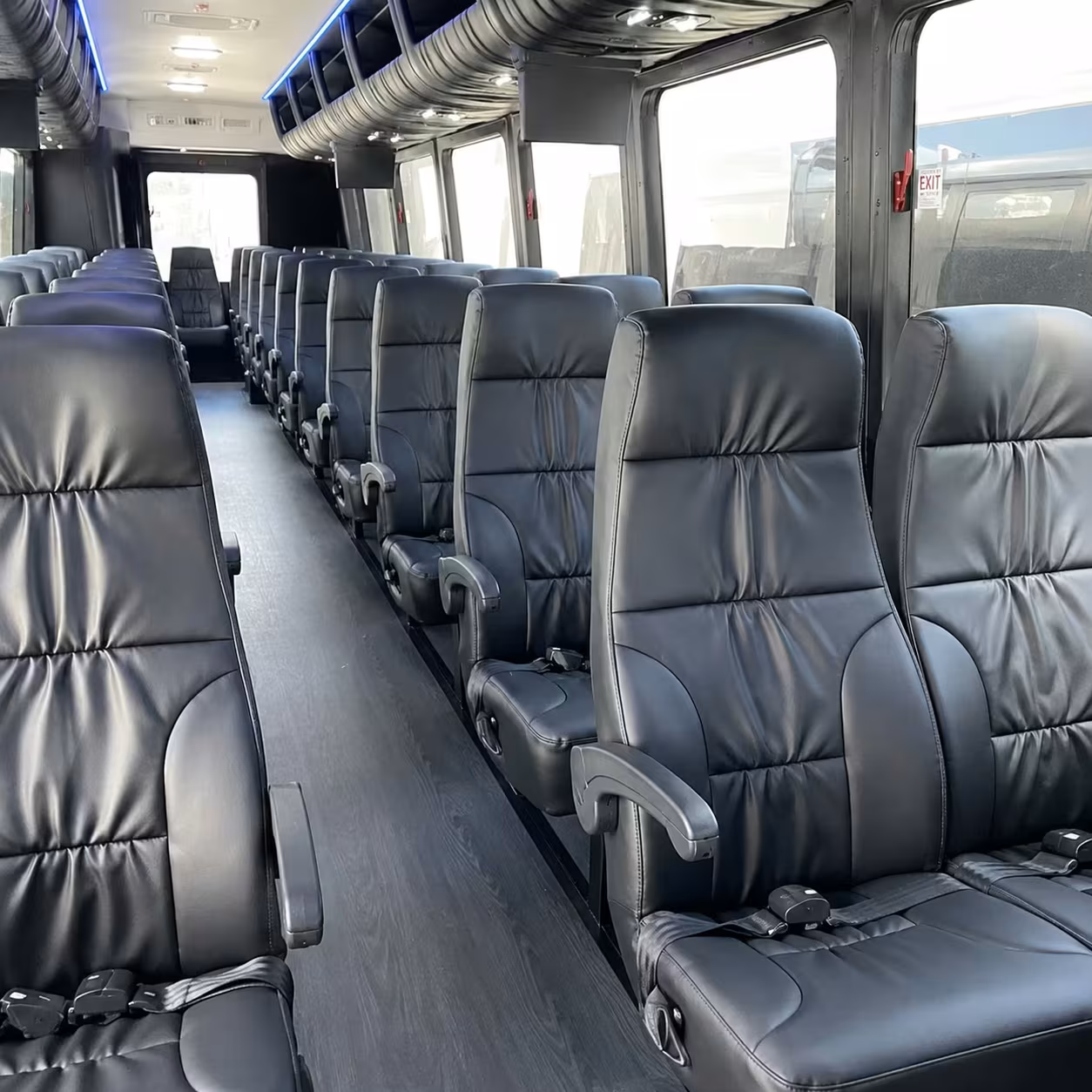 28 passenger minibus interior
