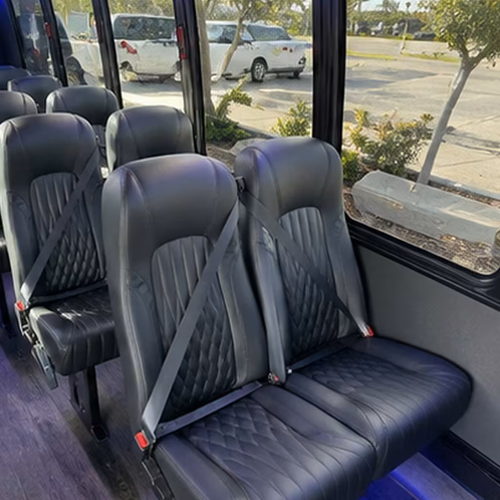 35 passenger minibus interior
