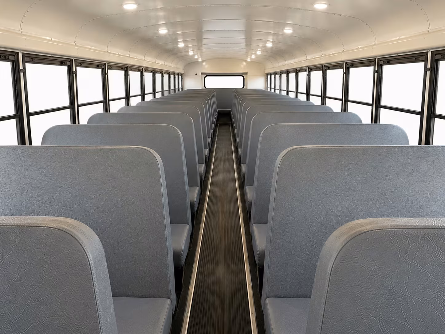 school bus inside