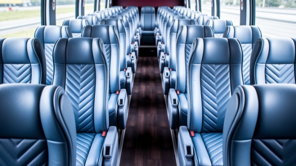 54 passenger charter bus interior little rock