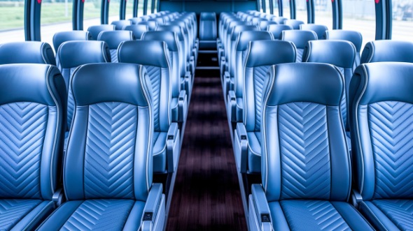 55 passenger charter bus interior little rock