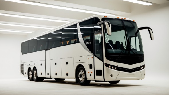 56 passenger charter bus little rock