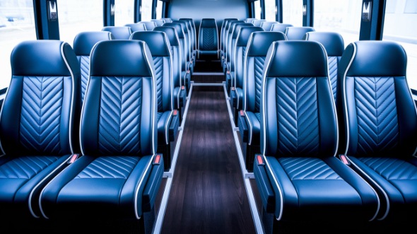 little rock 20 passenger minibus inside