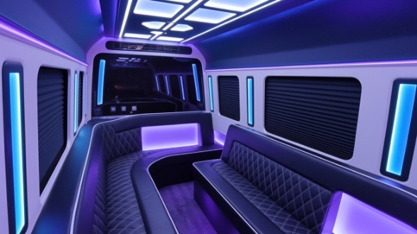 little rock party bus rental inside